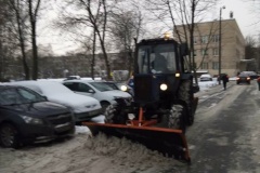 В период снегопада коммунальные службы Невского района переходят в усиленный режим работы