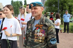 В Парке Боевого Братства прошёл торжественный церемониал, посвященный Дню Воздушно-десантных войск