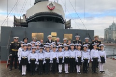 Церемония принятия Торжественной клятвы «На верность Флоту России!» учениками 189 школы