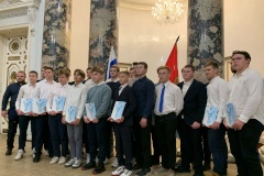 Чествование сборной команды Санкт‑Петербурга по регби среди мальчиков