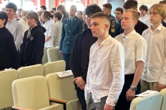 Школьники Кировского района приняли участие в старте военных сборов