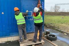 В Московском районе освобождается земельный участок, незаконно используемый под размещение объекта по техническому осмотру и ремонту автомобилей