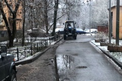 Уборка снега в Кировском районе