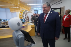 Открытие крупнейшего в Пушкинском районе библиотечно-культурного центра «Притяжение»