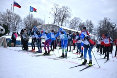 В Кронштадте состоялись массовые лыжные старты "Лыжня России - 2024"