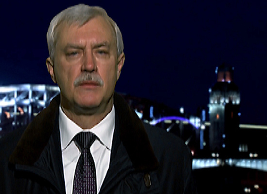 Новогоднее поздравление губернатора Санкт‑Петербурга Г.С.Полтавченко