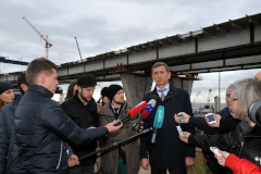 Завершены работы по созданию искусственного земельного участка в западной части Крестовского острова