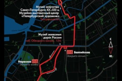 Четыре автобусных маршрута будут перевозить желающих посетить музеи Петербурга в рамках международной акции «Ночь музеев»