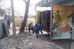 В Кировском районе прошел сбор автомобильных покрышек
