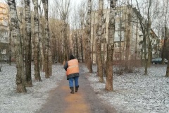 Уборка района продолжается
