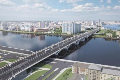 Строительство первого за 40 лет нового разводного моста через Неву начнётся в этом году