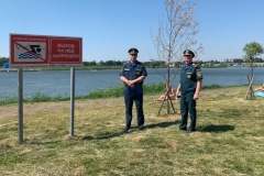 Прошел рейд МЧС по местам отдыха жителей Невского района