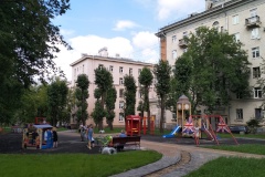 В Автово полным ходом идут работы по благоустройству