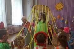 В детском саду №117 Центрального района прошла веселая масленица