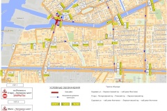 Закрытие движения транспорта на площади Репина в период с 08.11.13 по 17.01.14 