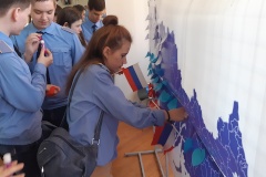 Во Фрунзенском районе прошла патриотическая акция «Молодежь России – за мир!»