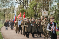 В Таврическом саду прошло торжественное шествие «Наследники Победы», посвящённое 81-й годовщине Победы в Великой Отечественной войне