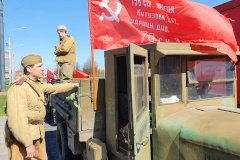 По улицам района прошел Невский марафон Победы