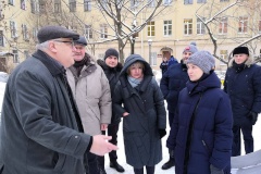 В Центральном районе проверили уборку снега