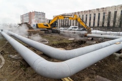 Комплексное обновление инфраструктуры: на Двинской улице реконструируют почти 1000 метров тепловых сетей