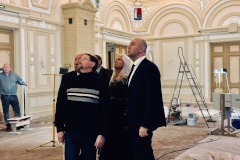 Завершается реставрация актового зала поликлиники № 37 Центрального района