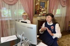 В библиотеке «Книга во времени» состоялся телемост