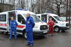 Приморский район получил новые машины скорой помощи