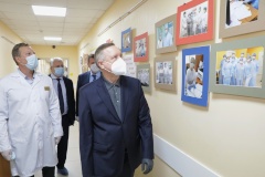 Александр Беглов посетил Калининский район с рабочим визитом