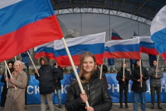 Концерт «Крымская весна» прошел в парке «Озеро Долгое»