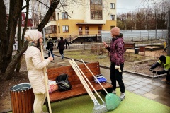 Сотрудники муниципальных образований района вышли на субботник