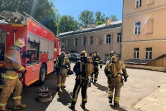 Во Фрунзенском районе проведены тренировки по эвакуации посетителей при возникновении пожара