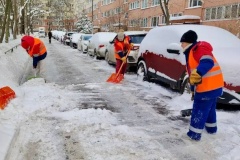 Слаженная работа по зимнему содержанию внутриквартальных территорий города под контролем Жилищного комитета