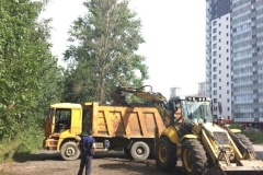 Ликвидирована свалка строительного мусора на Кушелевской дороге.
