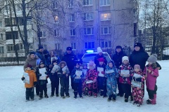 Для юных фрунзенцев провели практическое занятие по ПДД