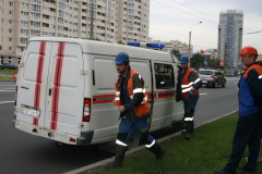 Проведена тренировка по устранению прорыва теплосети