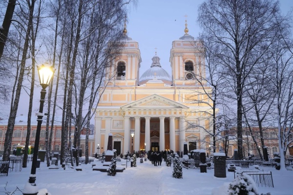 Торжественная вечерня в Александро-Невской лавре