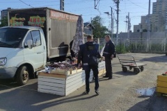 За минувшую неделю изъято 5 транспортных средств и пресечено более 80 административных правонарушений в области нелегальной торговли