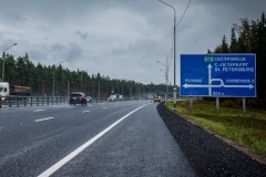 В Курортном районе отремонтировали участок Скандинавского шоссе