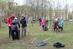 В общегородской День благоустройства в Кировском районе прошел Добрый субботник