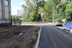 Продолжается благоустройство территорий после проведения реконструкции теплосетей в Невском районе