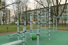 Два новых спортивных пространства для всех возрастов появилось этим летом в Калининском районе