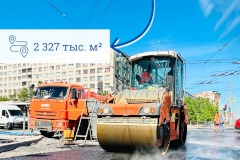 В Санкт‑Петербурге стартовал дорожно-строительный сезон 2025 года