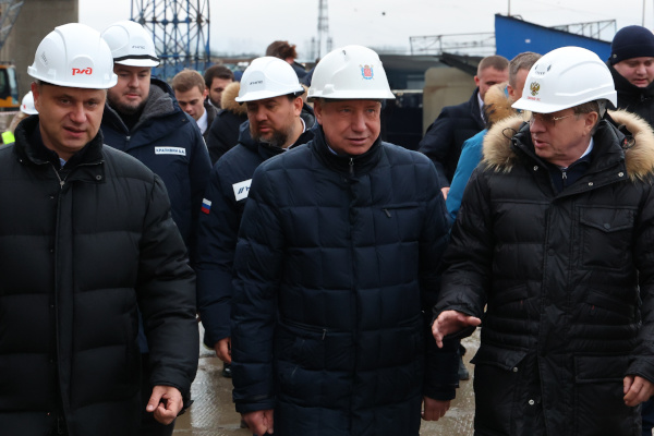 Осмотр строительной площадки «нулевого» этапа проекта Высокоскоростной железнодорожной магистрали (ВСМ)