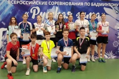 Обучающиеся ДДТ «Юность» – призеры Всероссийских юношеских и юниорских соревнований по бадминтону «Русская Зима 2024»