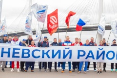 Невский район принял участие в региональном этапе Всероссийской эстафеты «Огонь жизни»