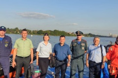 Администрация района организовала очередной рейд по безопасному поведению на воде и профилактике пожаров