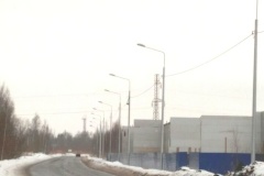 Анисимовская дорога в Красногвардейском районе получила новое наружное освещение