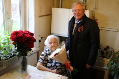 100-летний юбилей отметила участник Великой Отечественной войны Ушанова Валентина Ивановна.