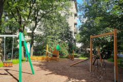 В Кировском районе после ремонтов открылись 7 детских игровых площадок