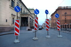 Ограничения движения транспортных средств в связи с проведением праздничных мероприятий, посвященных дню основания Царского Села